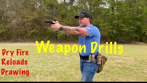 Dry Fire Drills - Reloads - Draw technique | Stay Sharp at home