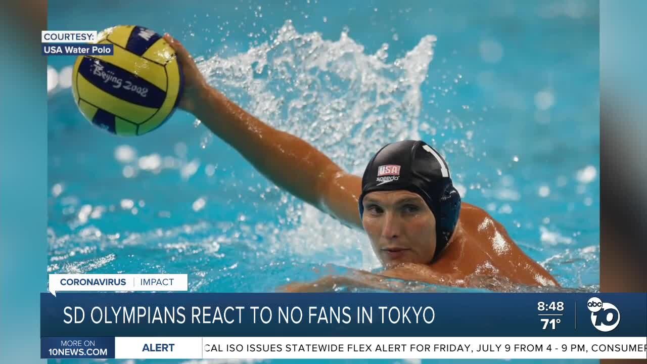 SD Olympians react to no fans in Tokyo