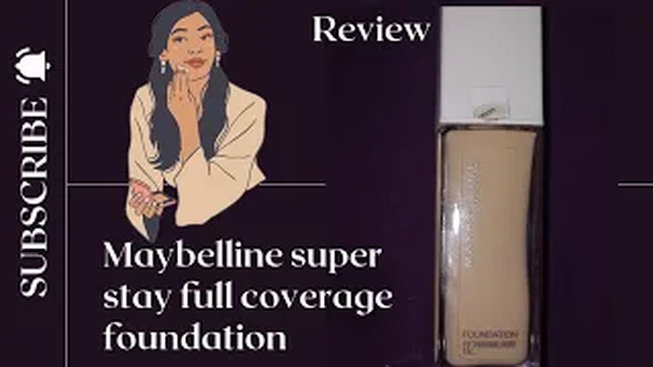 Maybelline super stay full coverage foundation honest review | shade natural ivory 112