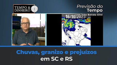 Chuvas voltam ao RS e ficam irregulares no centro-norte do País