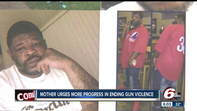 Mother whose 19-year-old son was found dead is urging more progress in ending gun violence