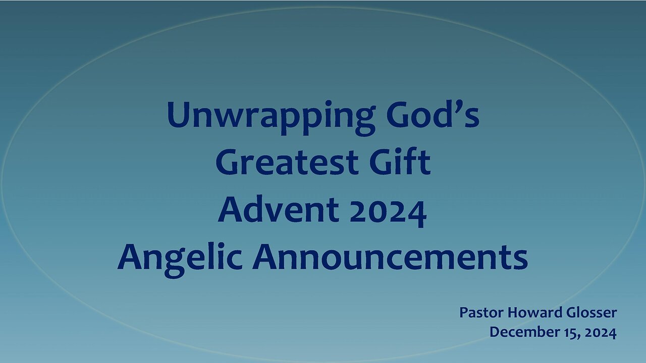 Grace Church Service 2024-12-15