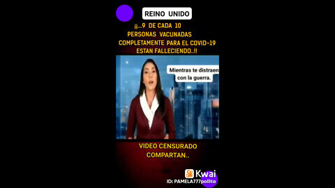 9 de cada 10 personas vacunadas completamente estan falleciendo.