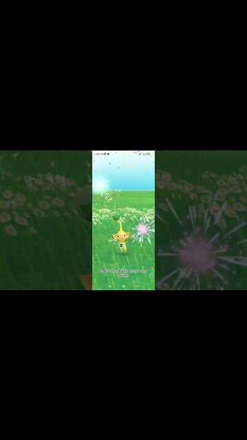 Pikmin Bloom-Yellow Pikmon With Sticker