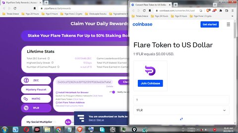 How To Make Free Money Daily By Claiming 1 Flare Token Faucet At PipeFlare Instantly