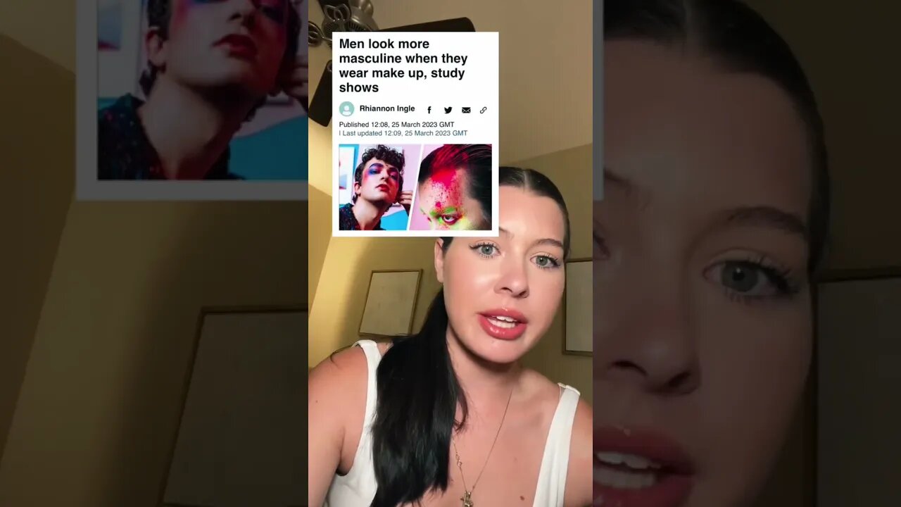 Men look more masculine with makeup?