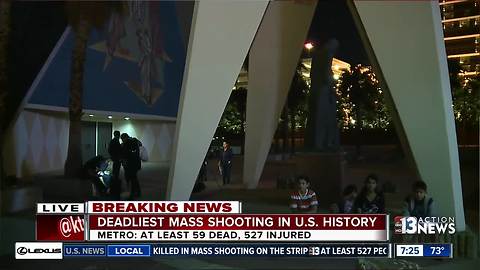 Vigils being held at churches around Las Vegas to comfort each other after shooting