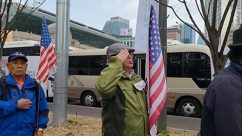 #USAnthem#SKoreansLoveAmerica#SolidSKoreaUSAlliance#대한문국본#애국가#미국국가