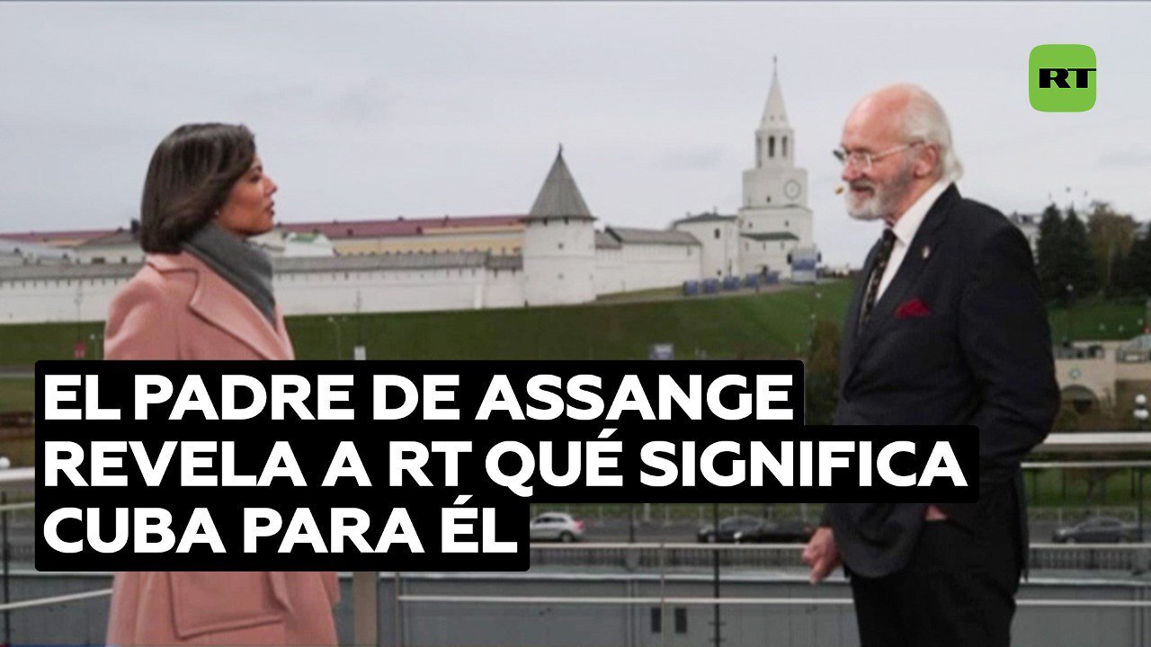 El padre de Assange revela a RT qué significa Cuba para él