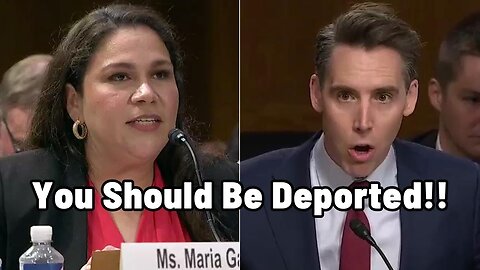 Sen. Hawley Demands Deportations, Visa Cancellations For Anti-Israel Protesting Student!