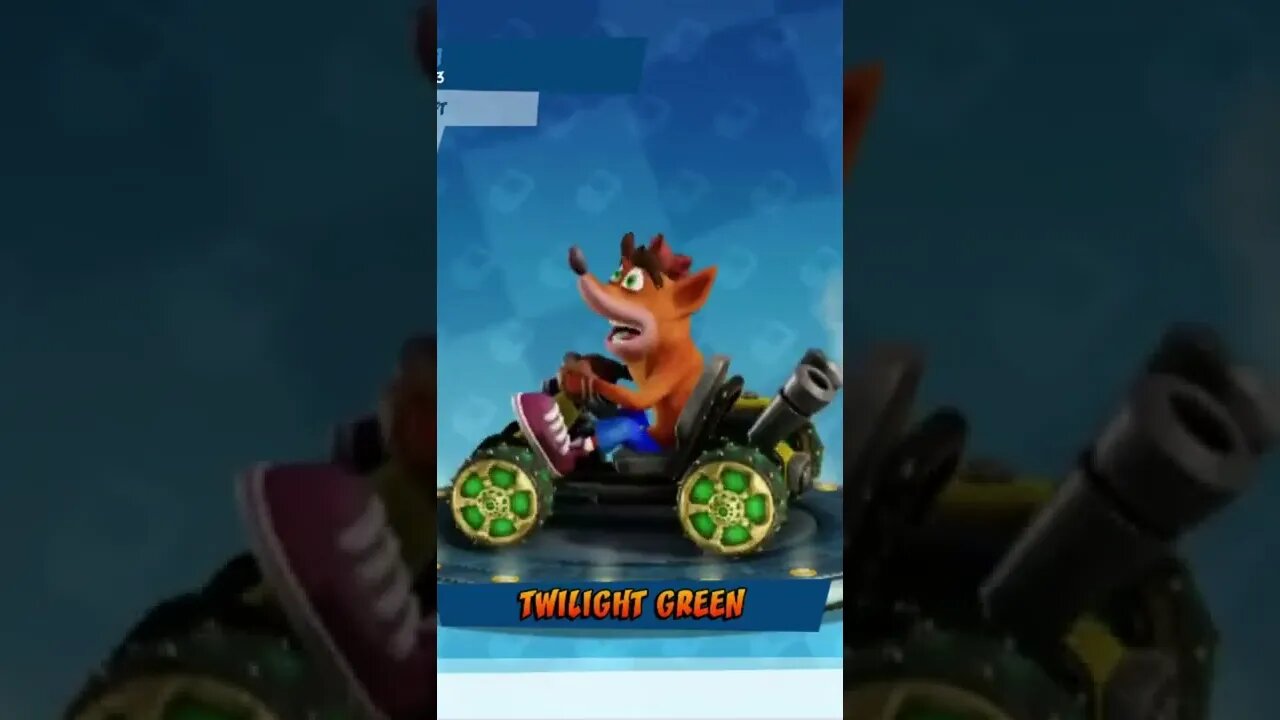 Twilight Green Wheels Showcase - Crash Team Racing Nitro-Fueled