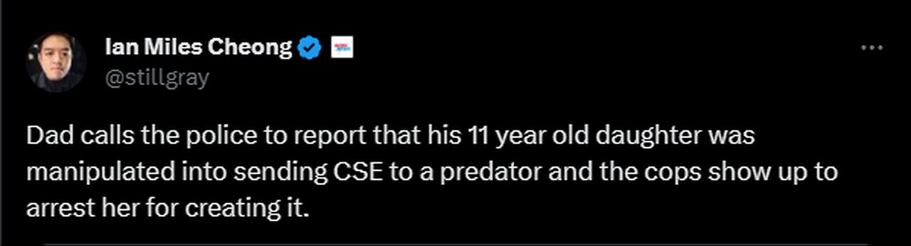 Police Turn Up To Arrest 11 y/o For Child Porn