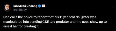 Police Turn Up To Arrest 11 y/o For Child Porn