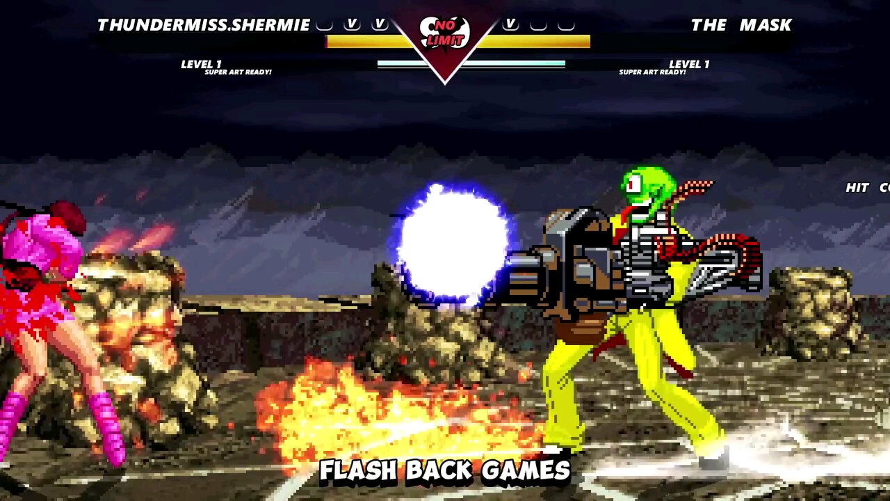 Thunder Miss Shermie VS The Mask !