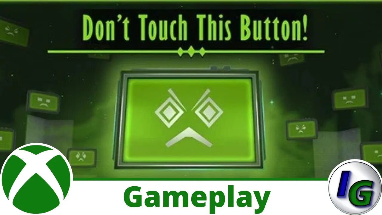Dont touch this Button Gameplay on Xbox