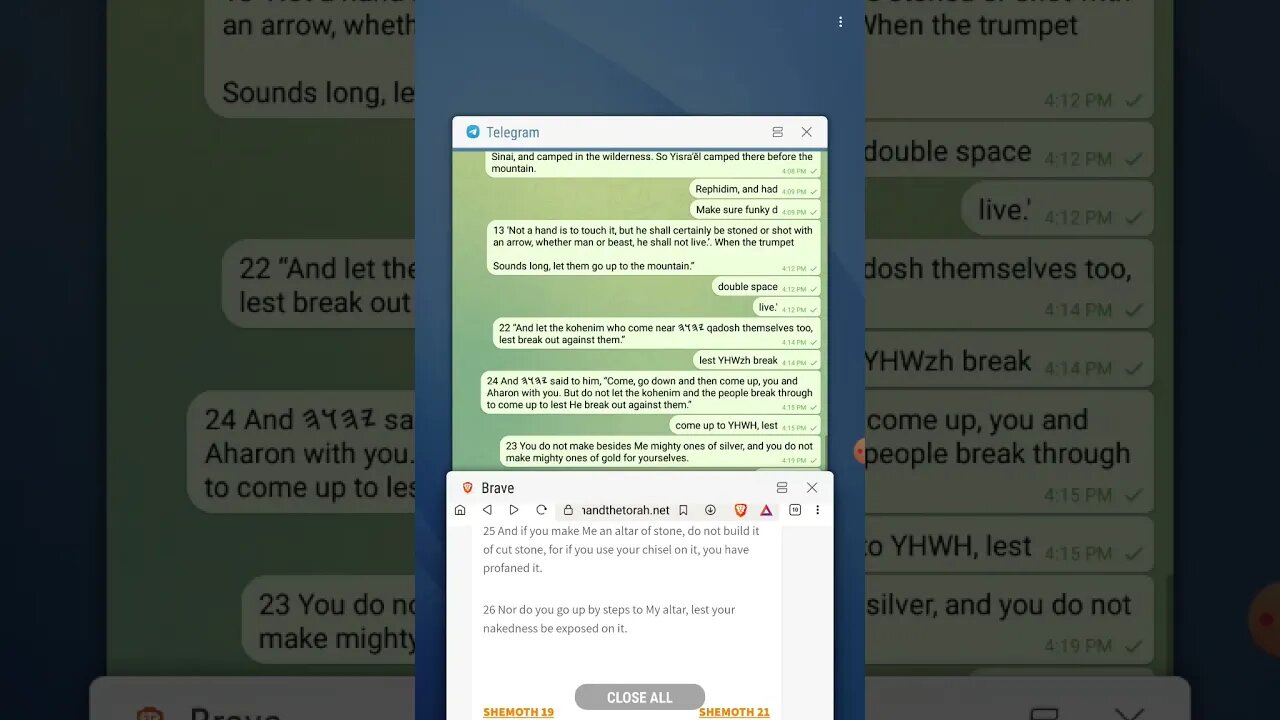 Proof Reading - SHEMOTH 18-21 - The Open Source Bible Project - Join the Project and Read With Us!