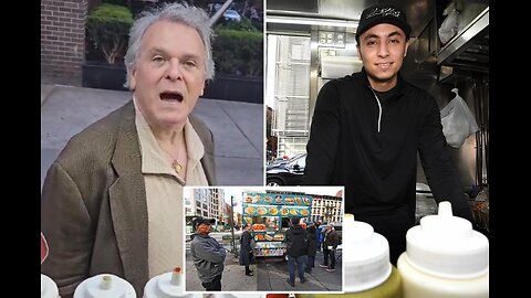 HANNIBAL LECTER KEEPS HARASSING A FOOD CART IN NY