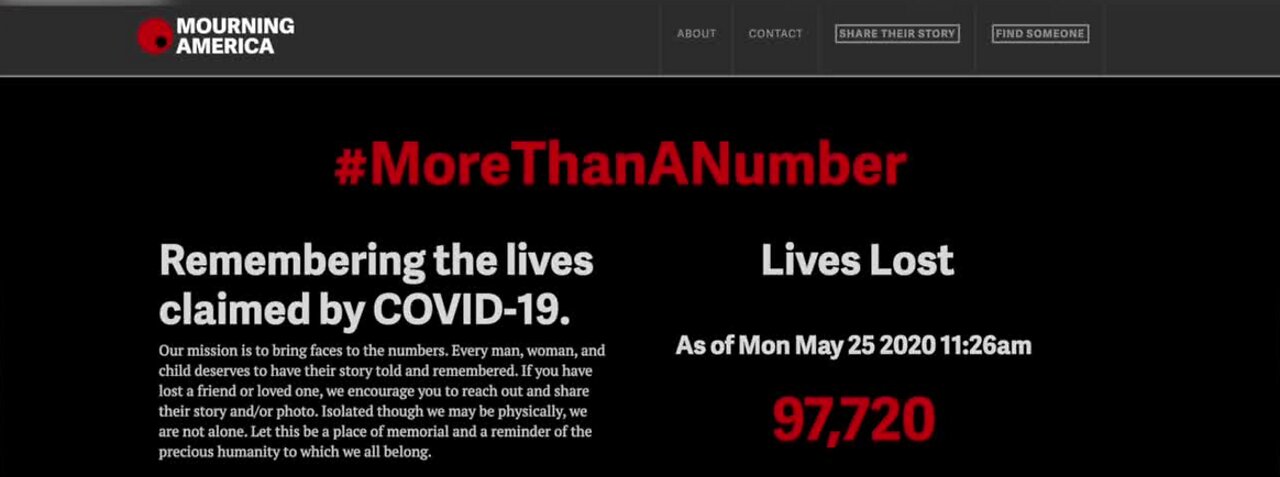 "Mourning America" remembering those lost to pandemic