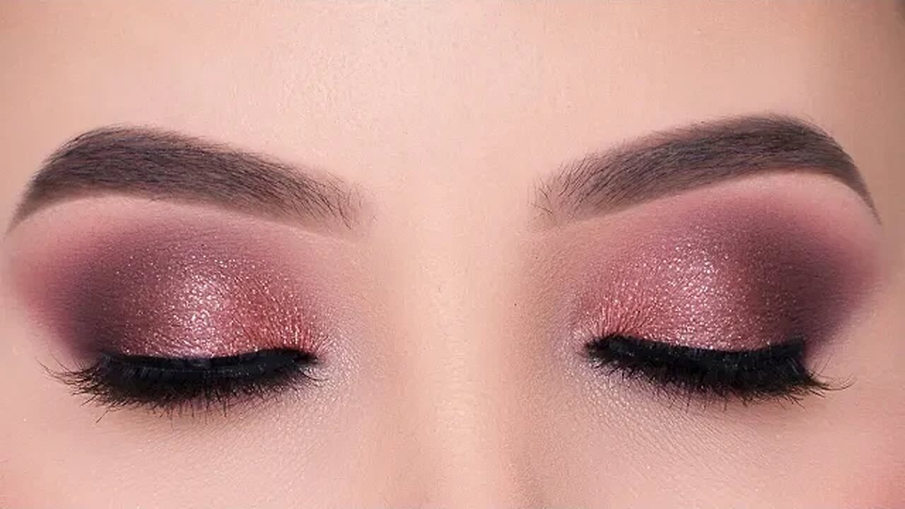 Smokey Rose Golden Eye Makeup Tutorial | Holiday Glam Look