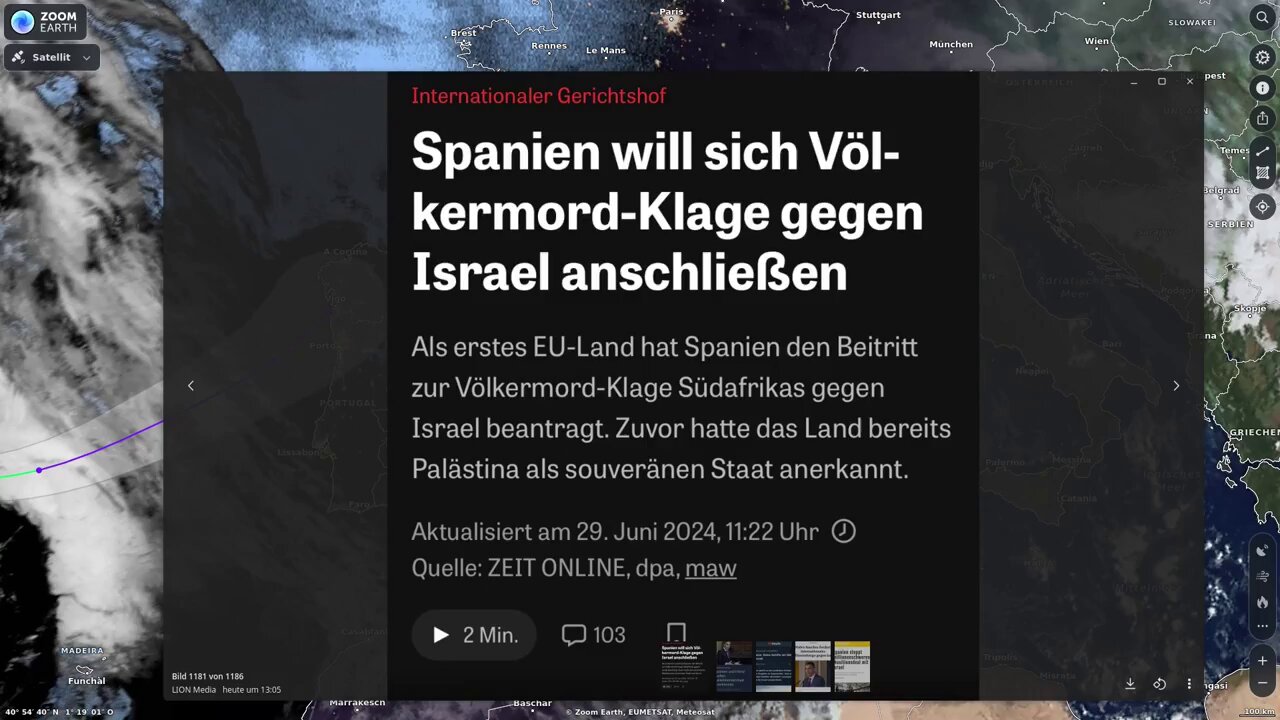 Spanien unter dem WetterwAFFEN-Angriff der Zionisten Illuminazis