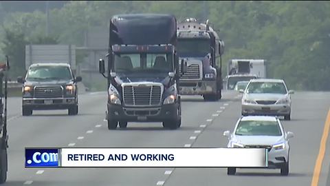 Shortage of drivers is causing the trucking industry to give retirees in their 80s a shot at work
