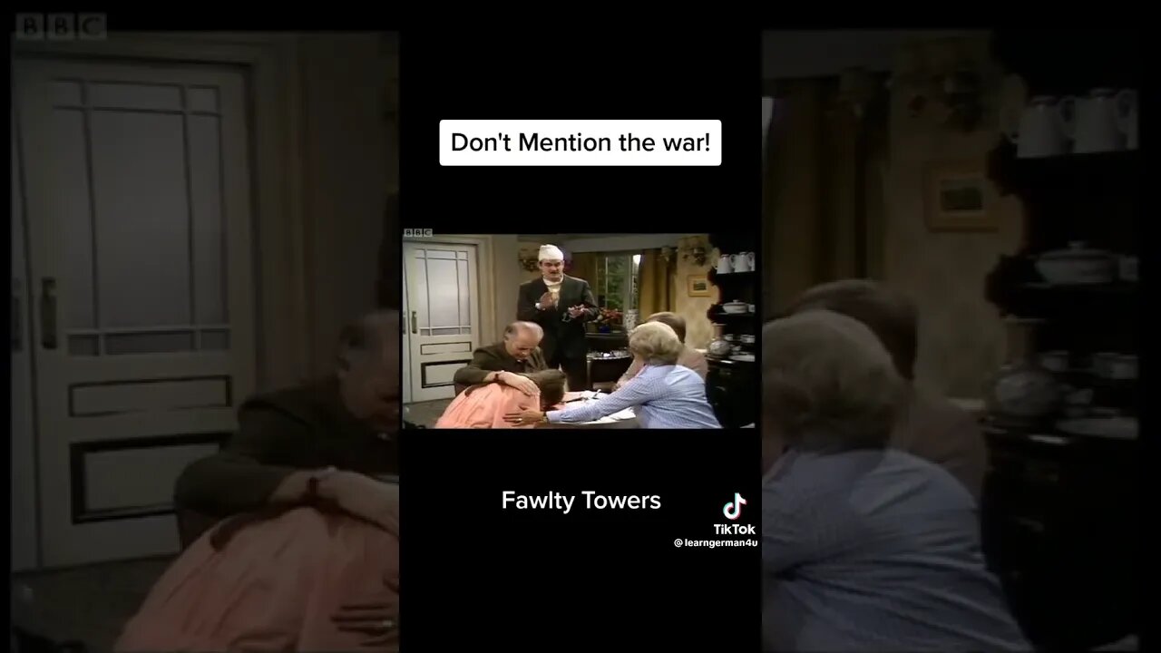 Don’t Mention The War Fawlty Towers Classic Comedy PT1 #FawltyTowers #Classic #British #Comedy