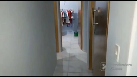 Seu Luciano e Dona Eva deram uma limpeza no nosso apartamento em Fortaleza II