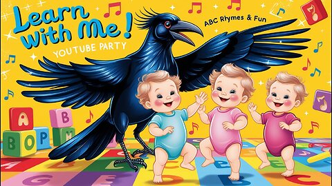 Learn English Alphabet for Children with Crow | ABC Song #episode20 #abcsong #abcdrhymesforbabies