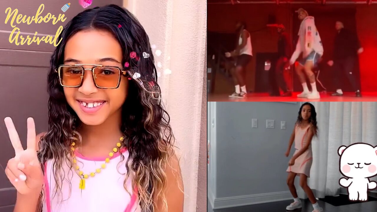 Chris Brown's Daughter Royalty Learns Daddy Entire Dance Routine! 💃🏾