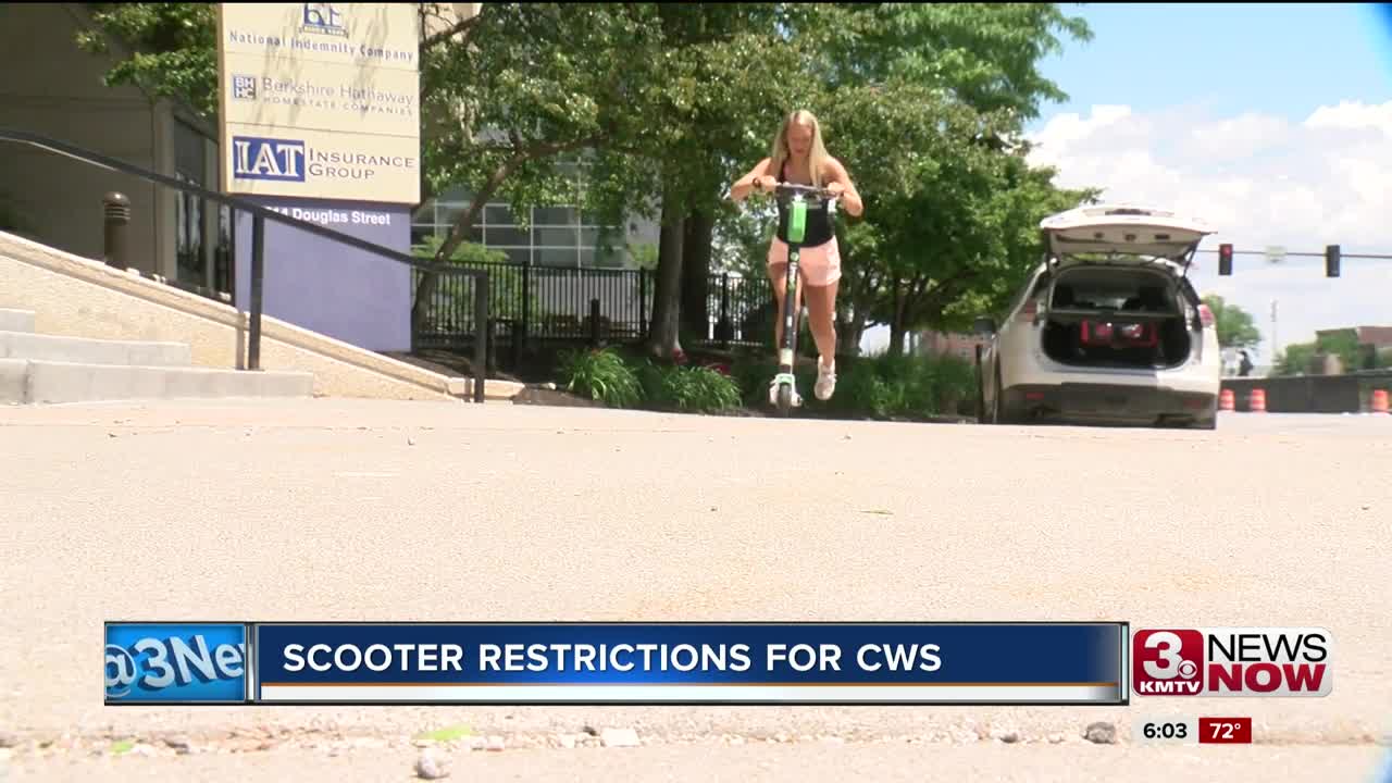 Scooter Restrictions for the CWS