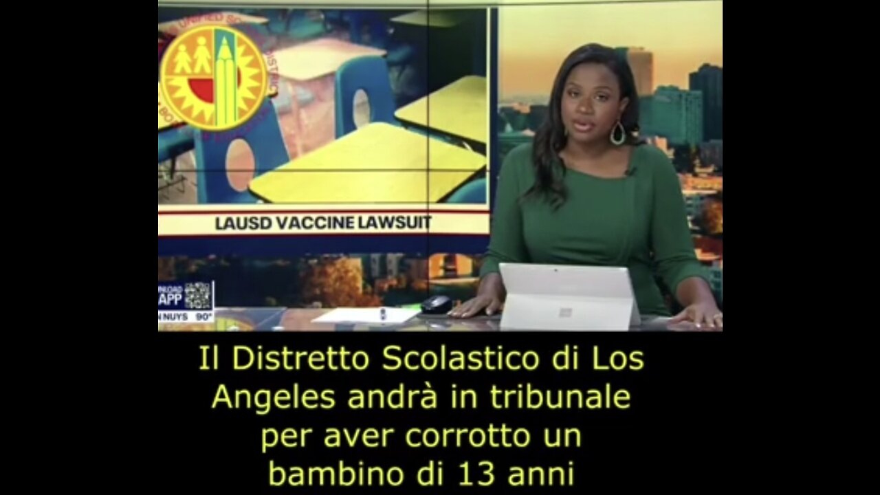 NWO, VACCINI: Bambino di Maribel Duarte, Los Angeles Baral Obama Global Prep Academy Scuola Pizza