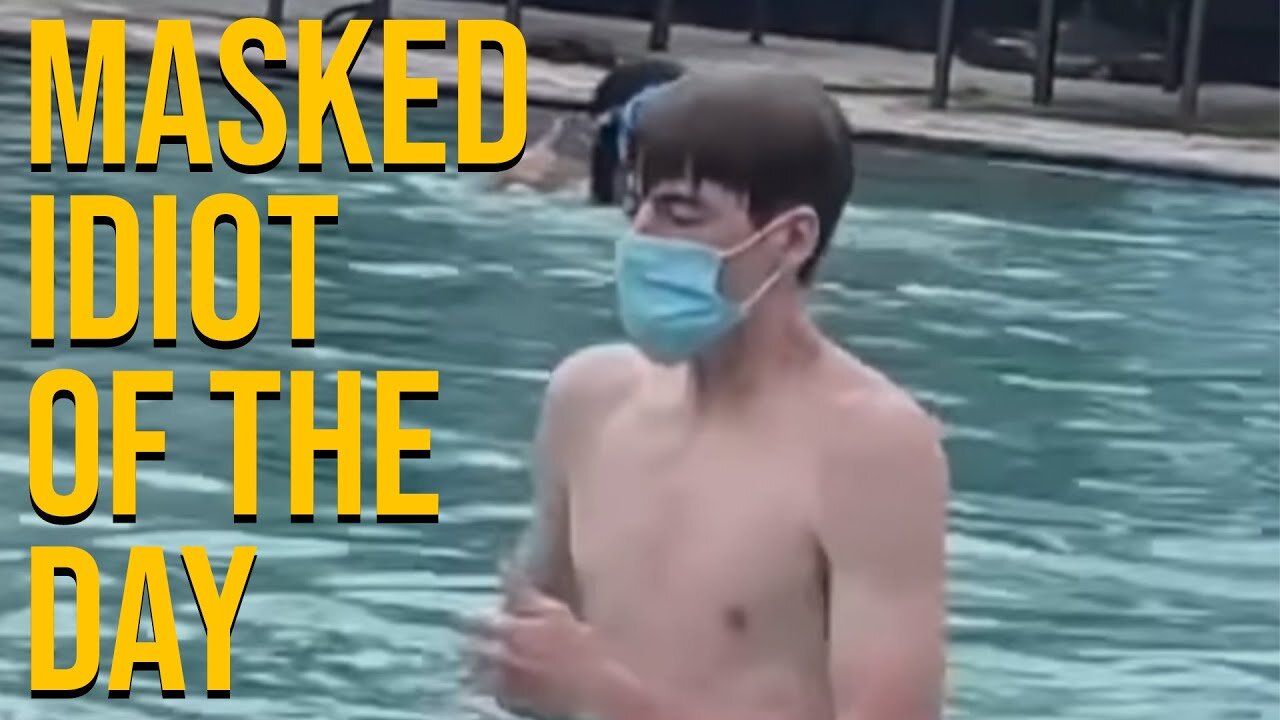 Masked Idiot of the Day - A Teenager Swimming With a Mask
