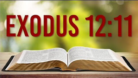 EXODUS 12: 11 – LOINS GIRDED