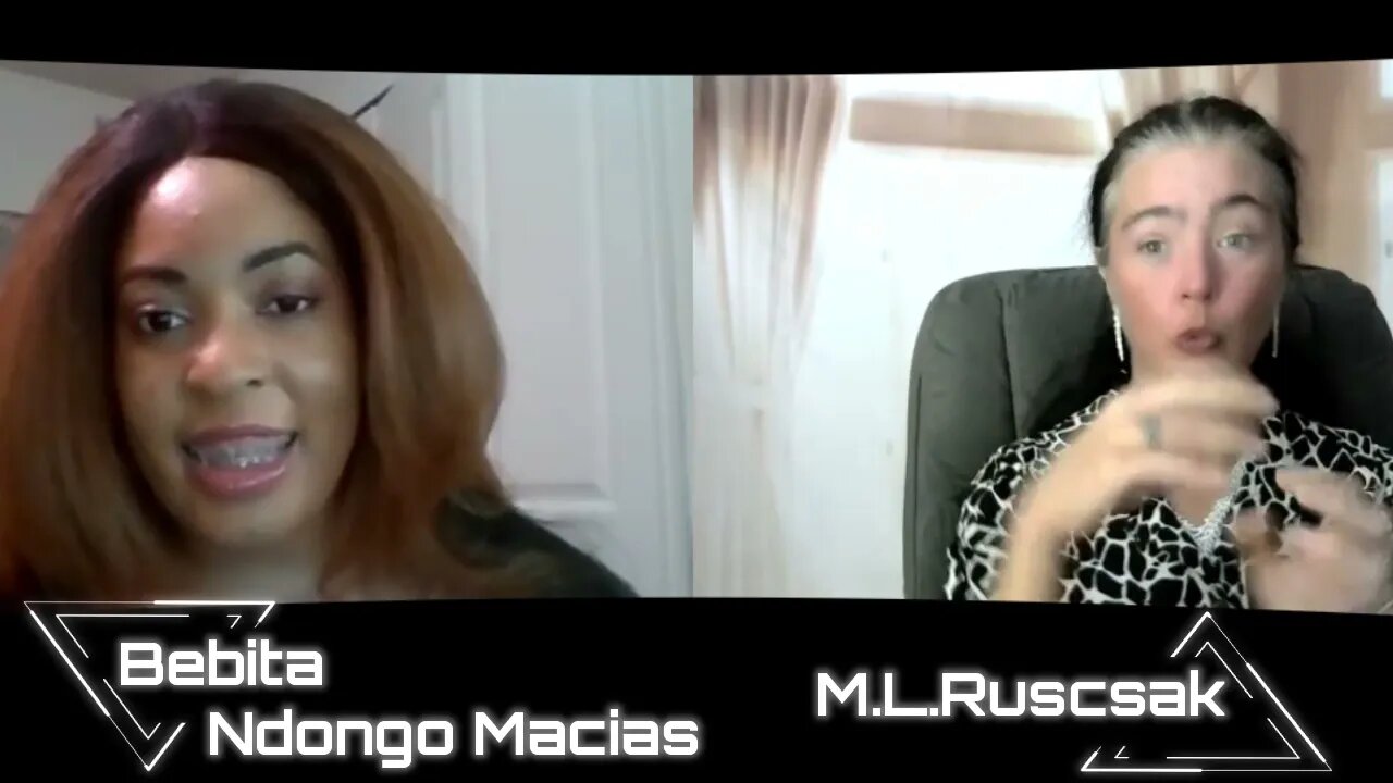 Dove and Dragon Radio with host M.L.Ruscsak and guest Bebita Ndongo Macias