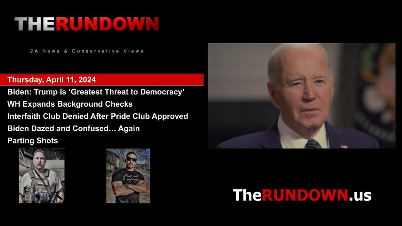 #697 - Biden says Trump is the "Greatest Threat to Democracy"