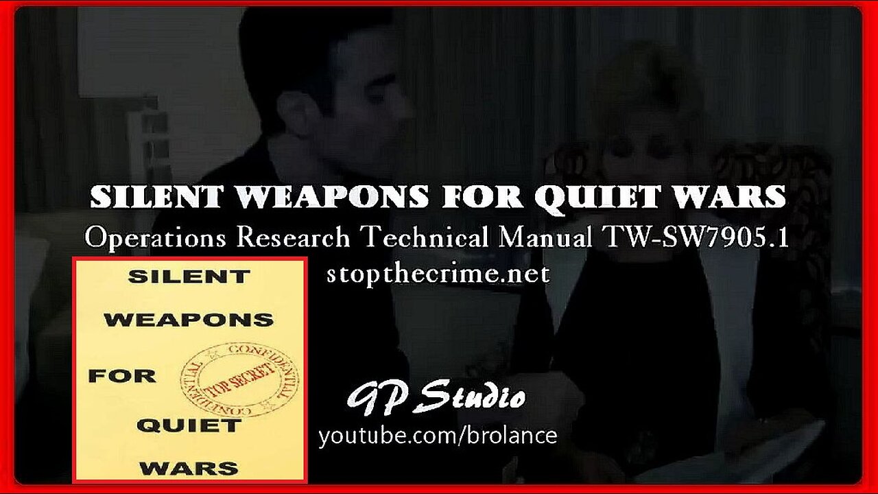 SILENT WEAPONS FOR QUIET WARS (TOP SECRET) | 1954 [FULL DOCUMENT] | FULL READ