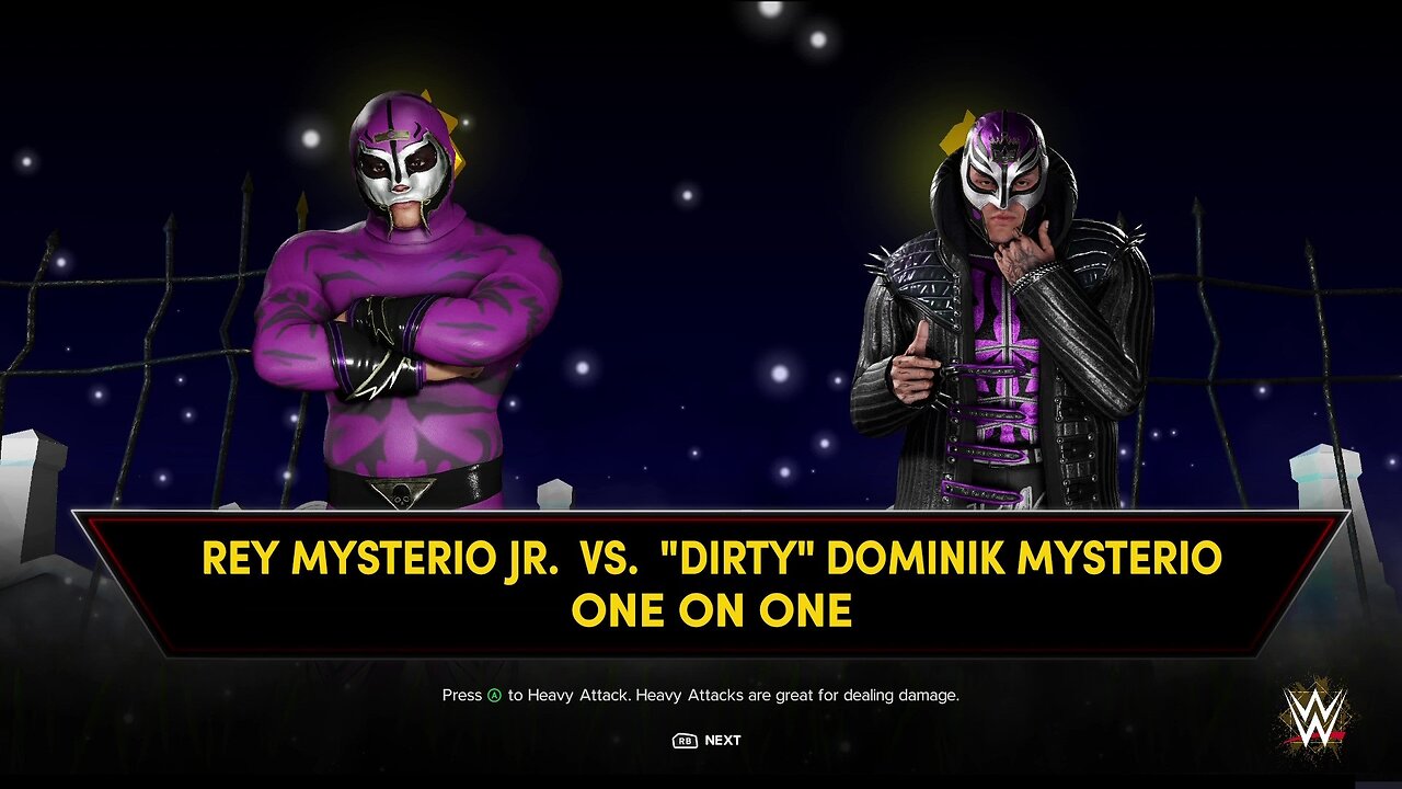 WWE 2k24 Rey Mysterio vs Dominik Mysterio Masked