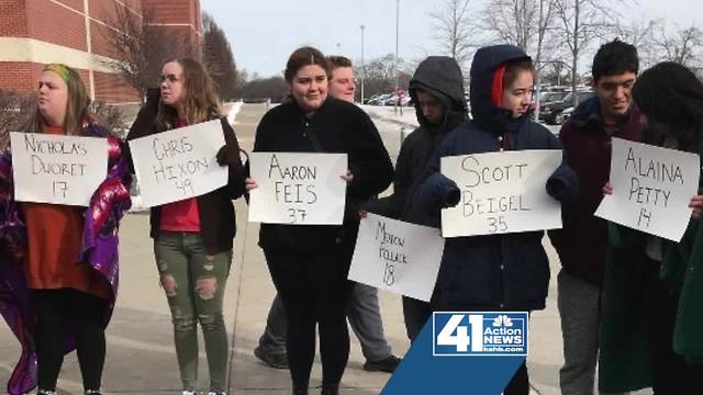 Lawrence high school student protest FL shooting