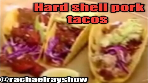 How to make hard shell pork tacos with 3 chile salsa & guacamole | @rachaelrayshow on IG 🌮🐷 #tacos