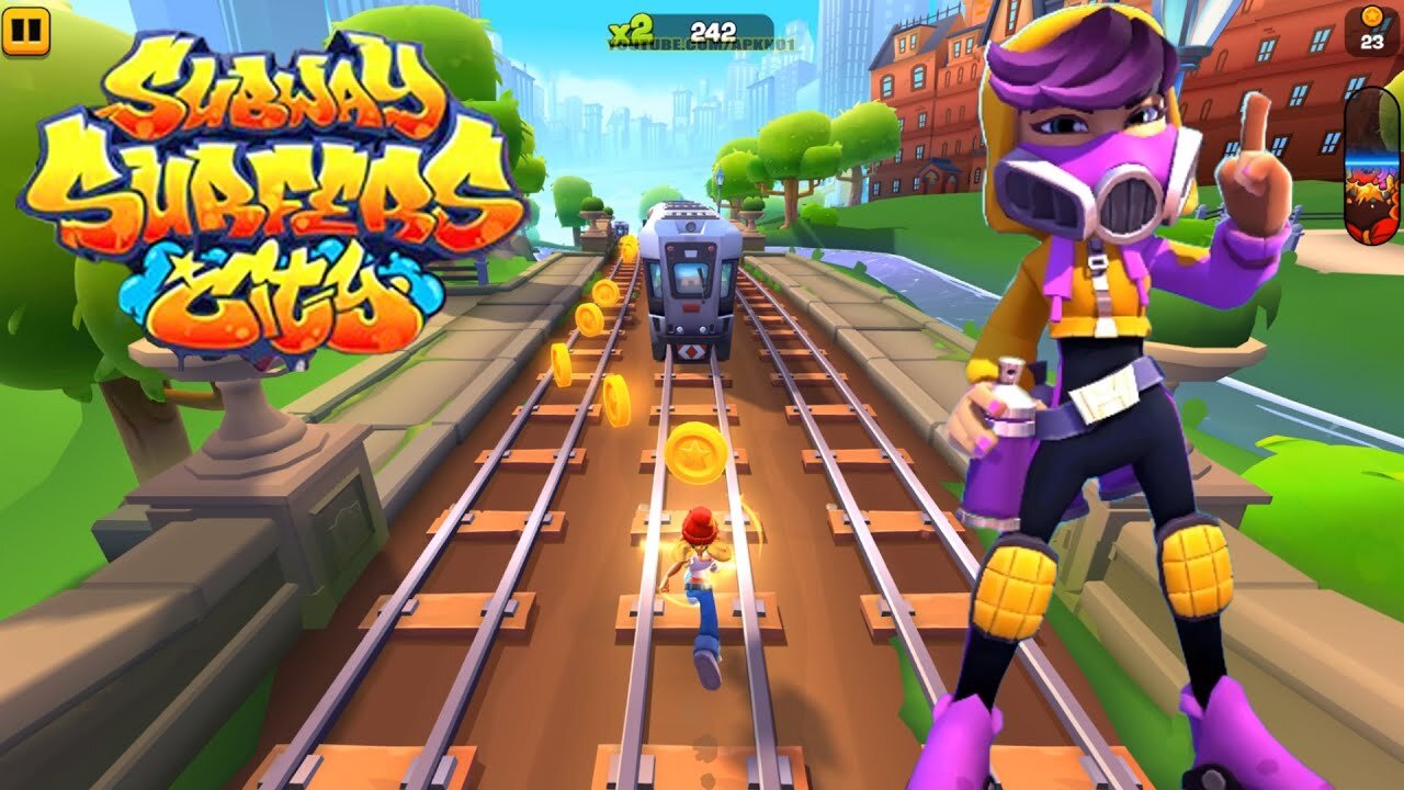 SUBWAY SURFERS CITY GAMEPLAY PC HD 2024 - MISS MAIA