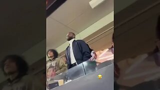 A Fan Tries To Play With Floyd Mayweather