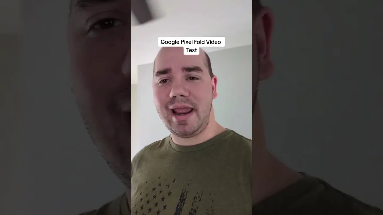 Testing the video quality of the new Google Pixel Fold #google #googlepixel #googlepixelfold