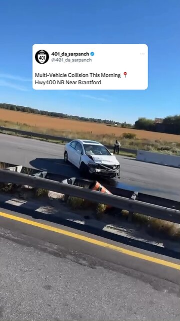 Crash causes highway 400 pileup