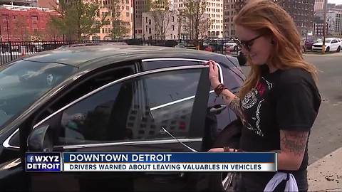 Drivers warned about leaving valuables in vehicles