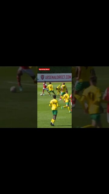 Myles Lewis-Skelly, just a 15-year-old at the time, with an outrageous run for the Arsenal U18s