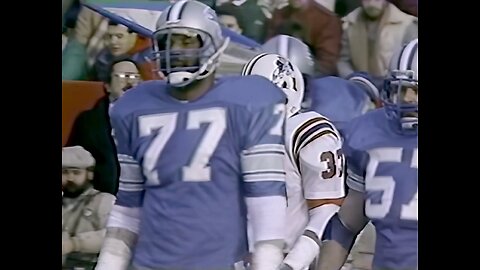 1985 Detroit Lions at New England Patriots