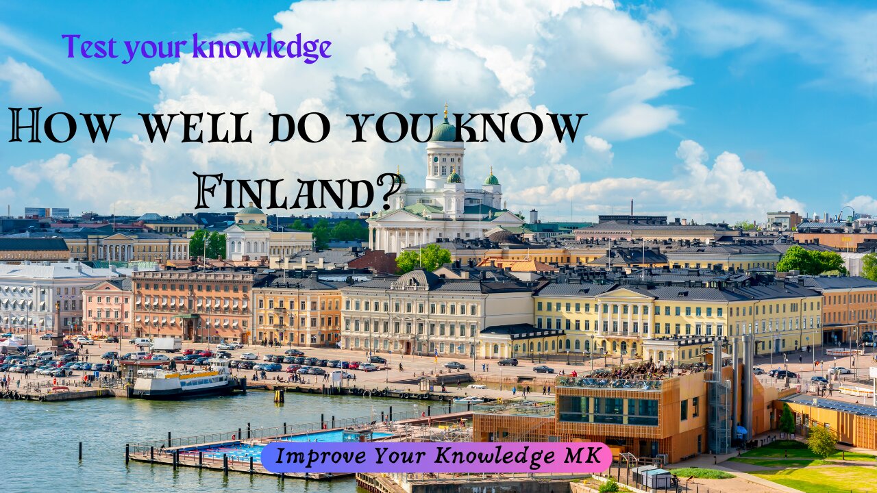 How well do you know Finland? 🇫🇮 | General Knowledge Quiz #shorts