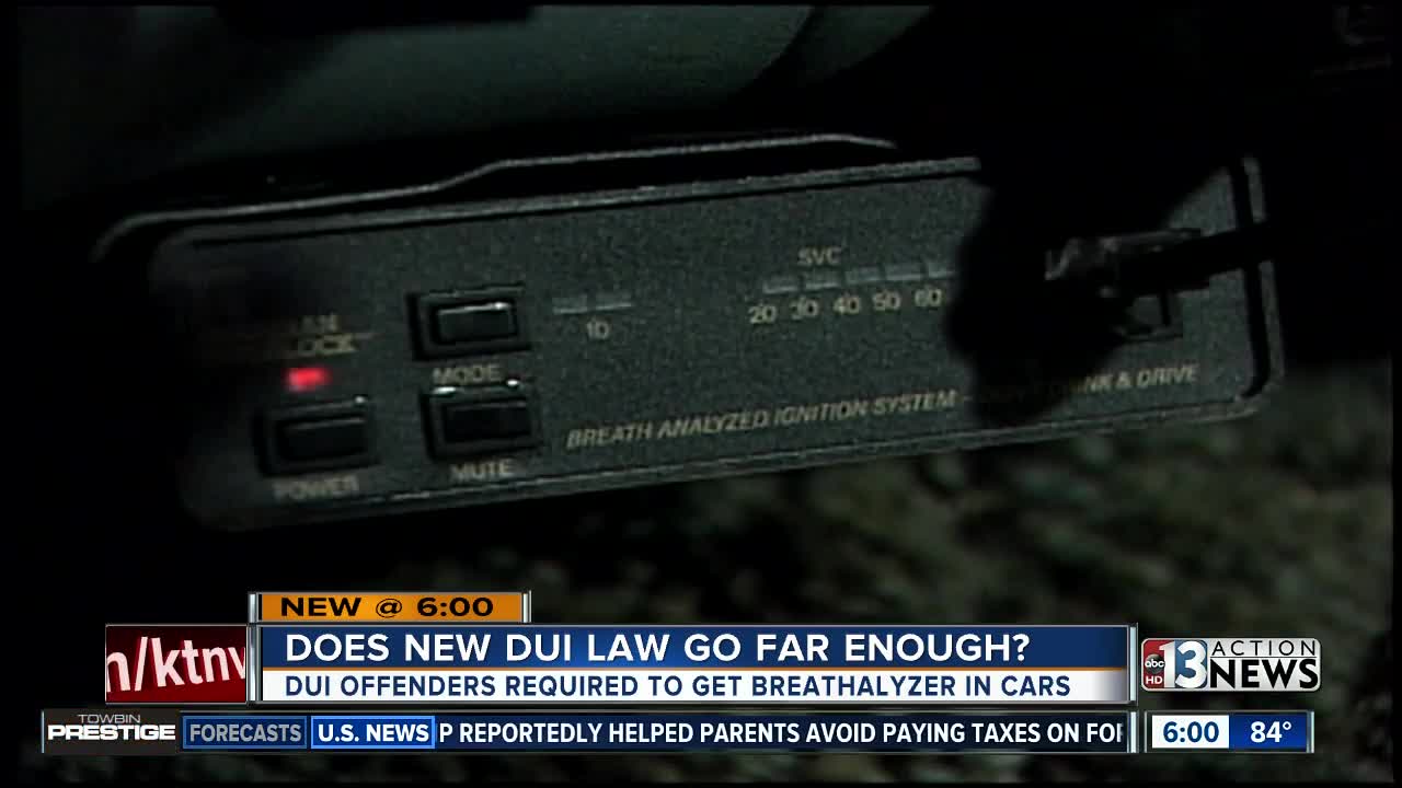 DUI offenders required to get breathalyzer