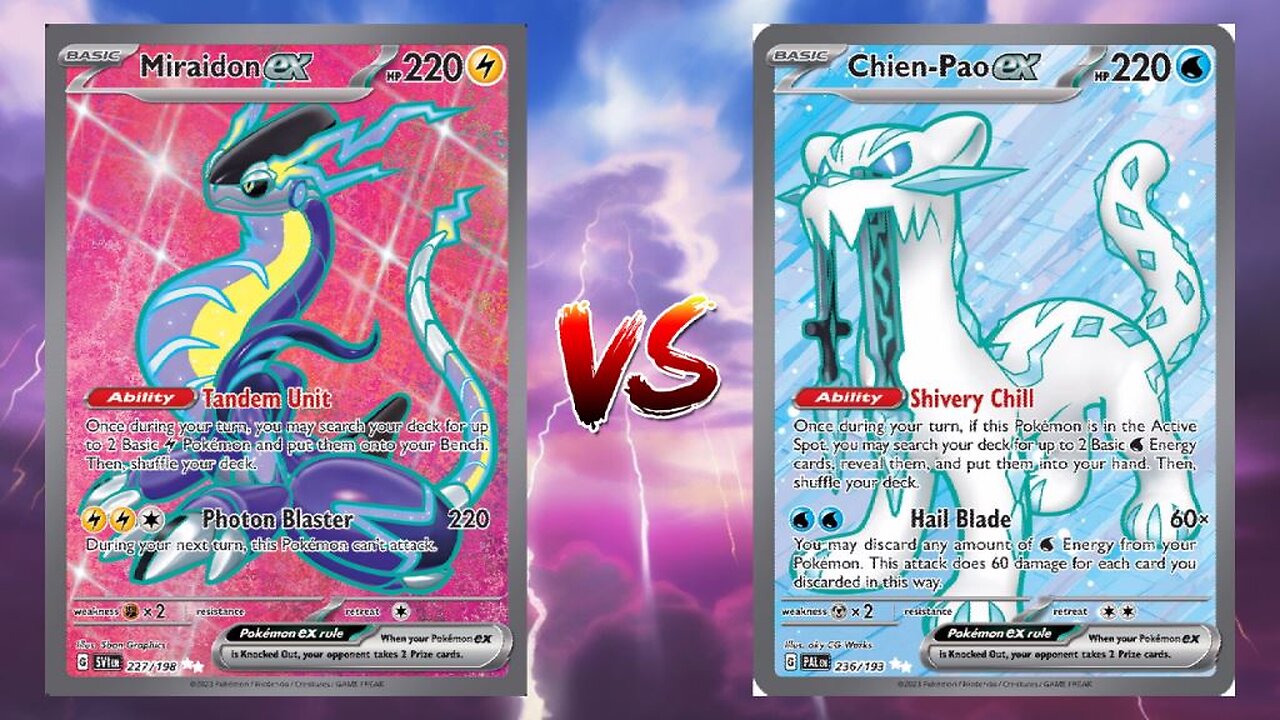 Pokemon TCG Live Miraidon EX Flaaffy VS Chien-Pao EX Palkia VSTAR!!