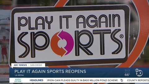 Play It Again Sports reopens